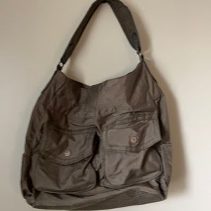 Army green shoulder purse